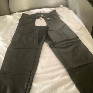 Harley-Davidson Black Leather Chaps